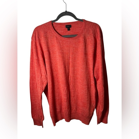 J.Crew Red Crewneck Sweater Long Sleeve Pullover Women’s XL - Picture 2 of 7